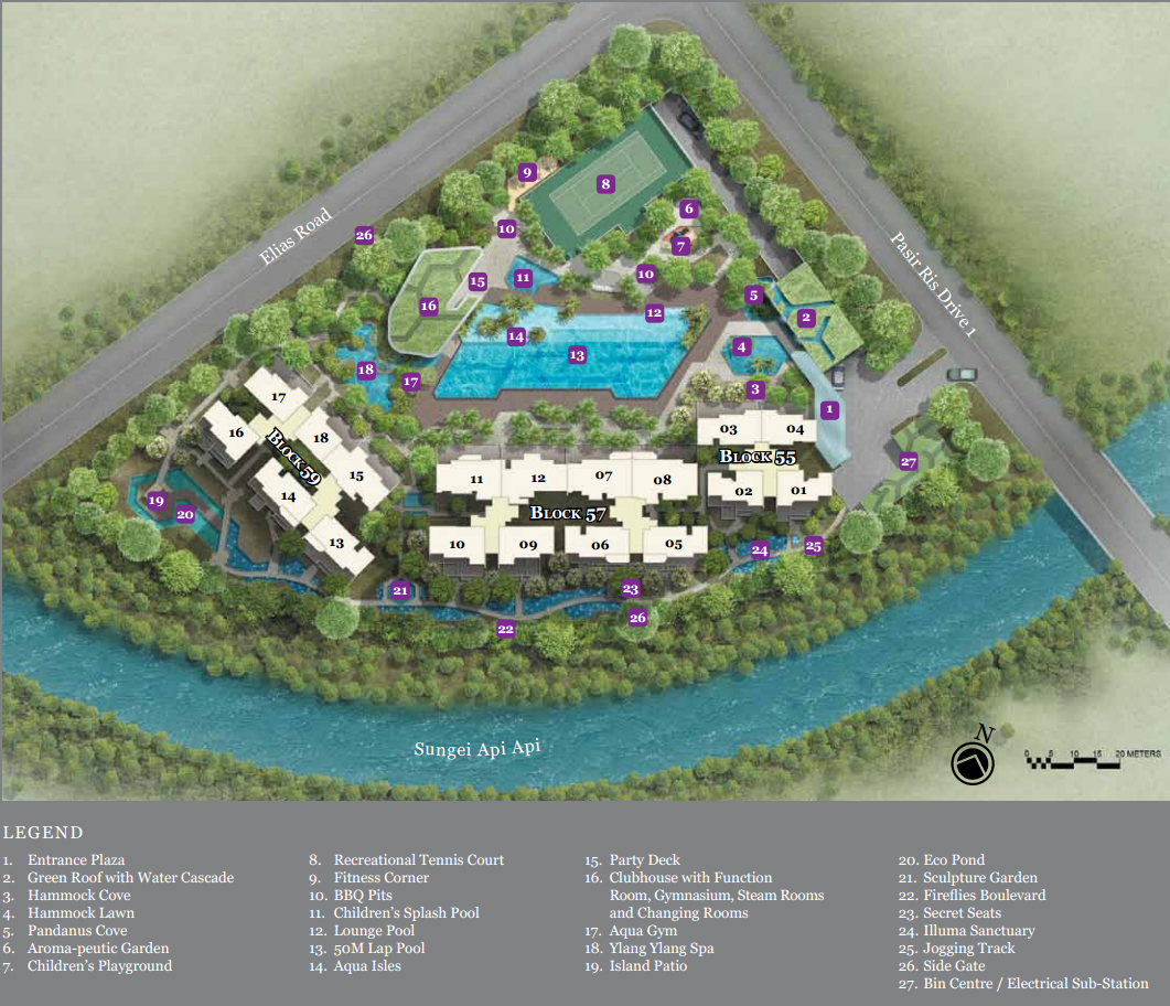 Belysa Resale EC Site Plan & Facilities