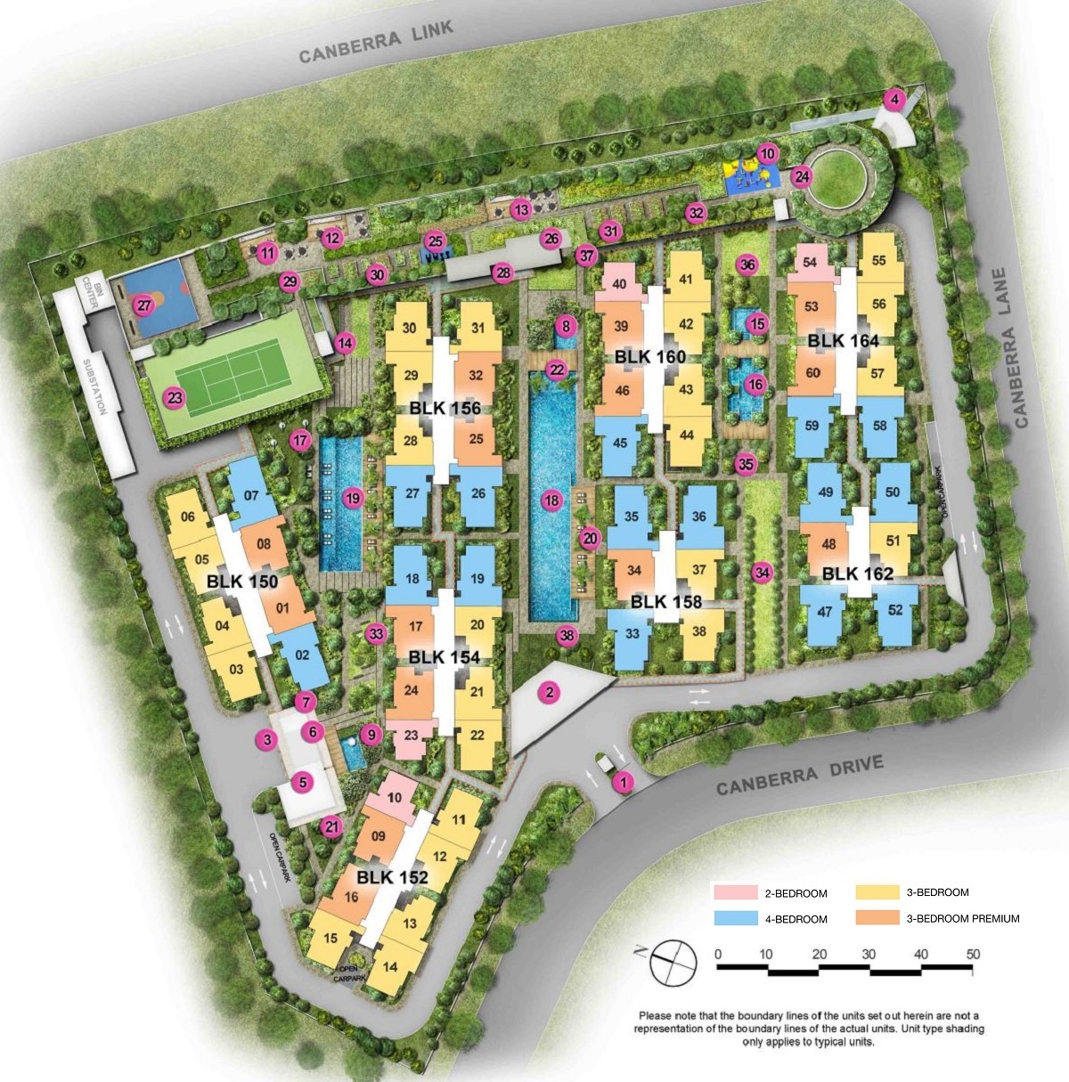 The Brownstone Site Plan & Facilities