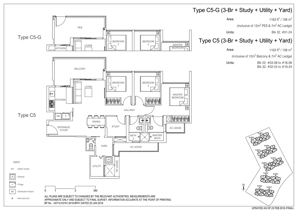 Rivercove Residences 3 Bedroom + Study + Utility + Yard Type C5
