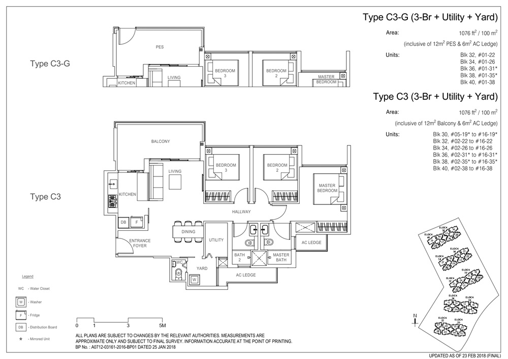 Rivercove Residences 3 Bedroom + Utility + Yard Type C3