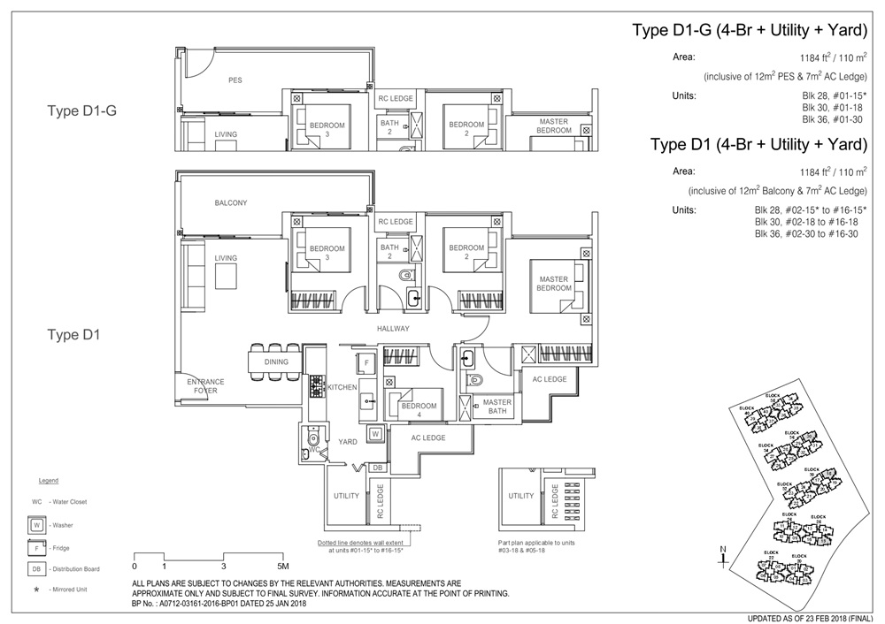 Rivercove Residences 4 Bedroom + Utility + Yard Type D1