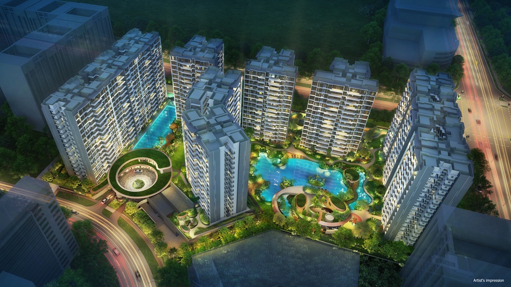 Parc Central Residences Aerial Night View